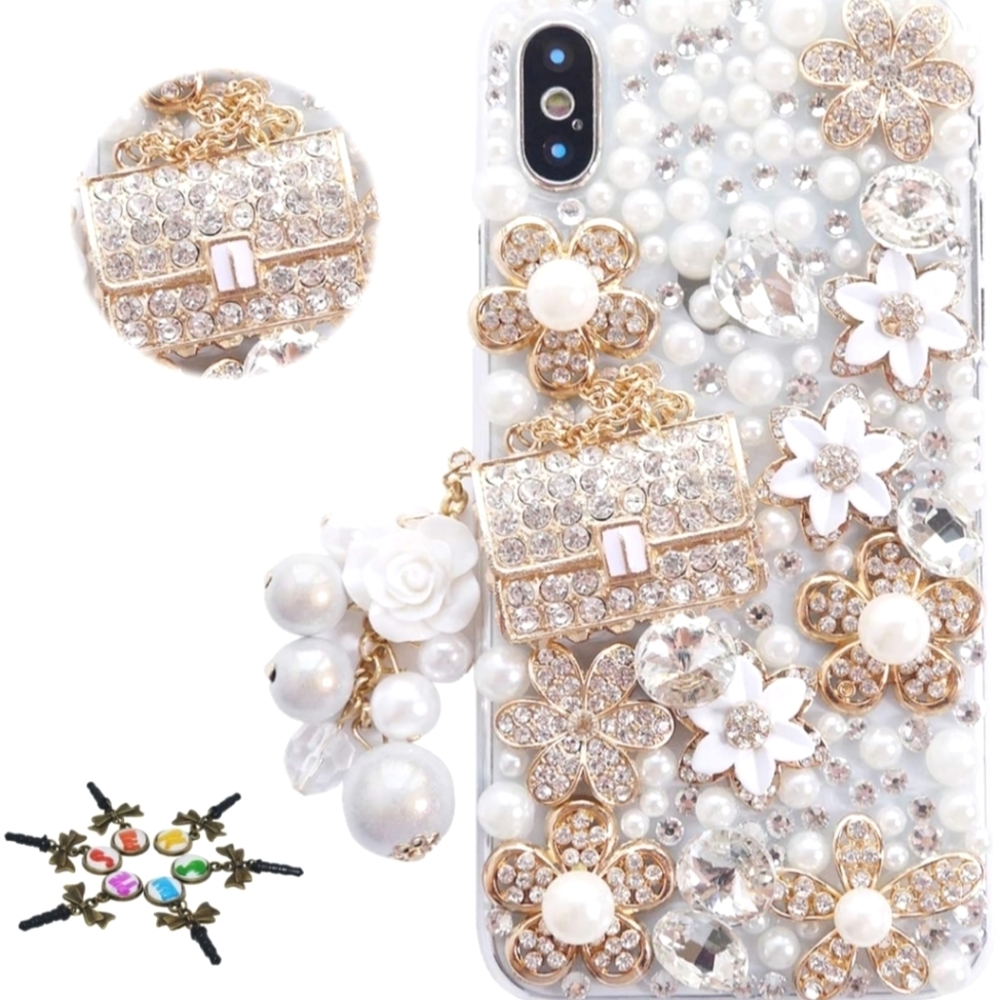 STENES Gold 3D Bling Case for Samsung Galaxy S20 - 6.2" Length